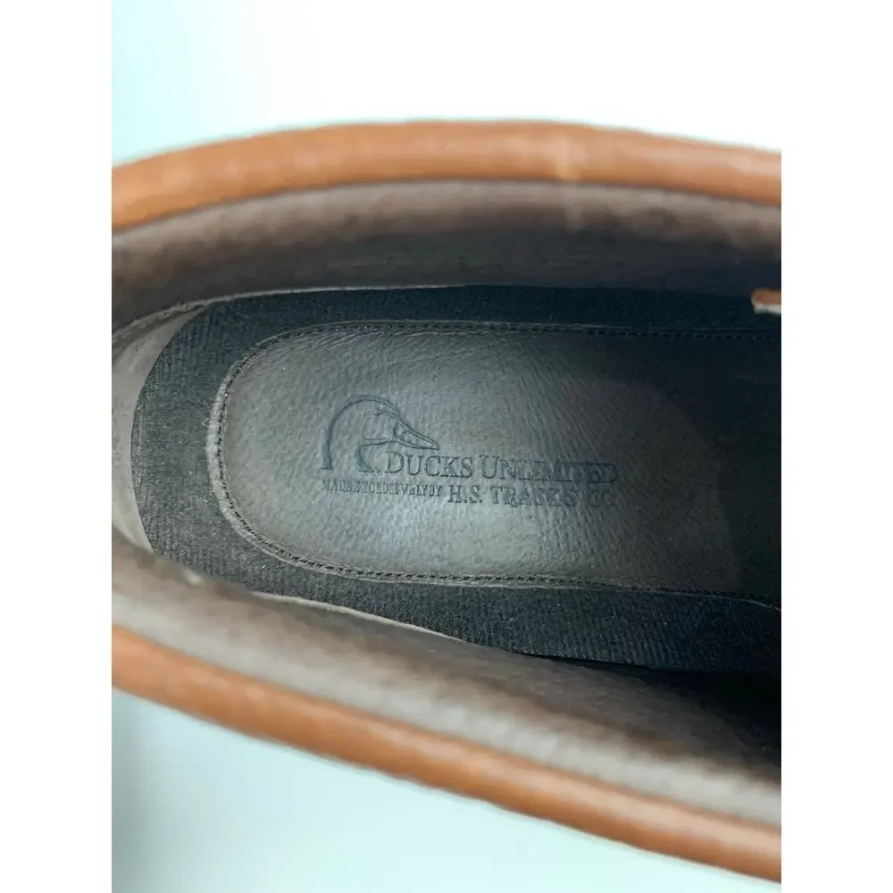 Ducks Unlimited by HS Trask Boots Mid Top Brown Leather Lace Up Men's 13
